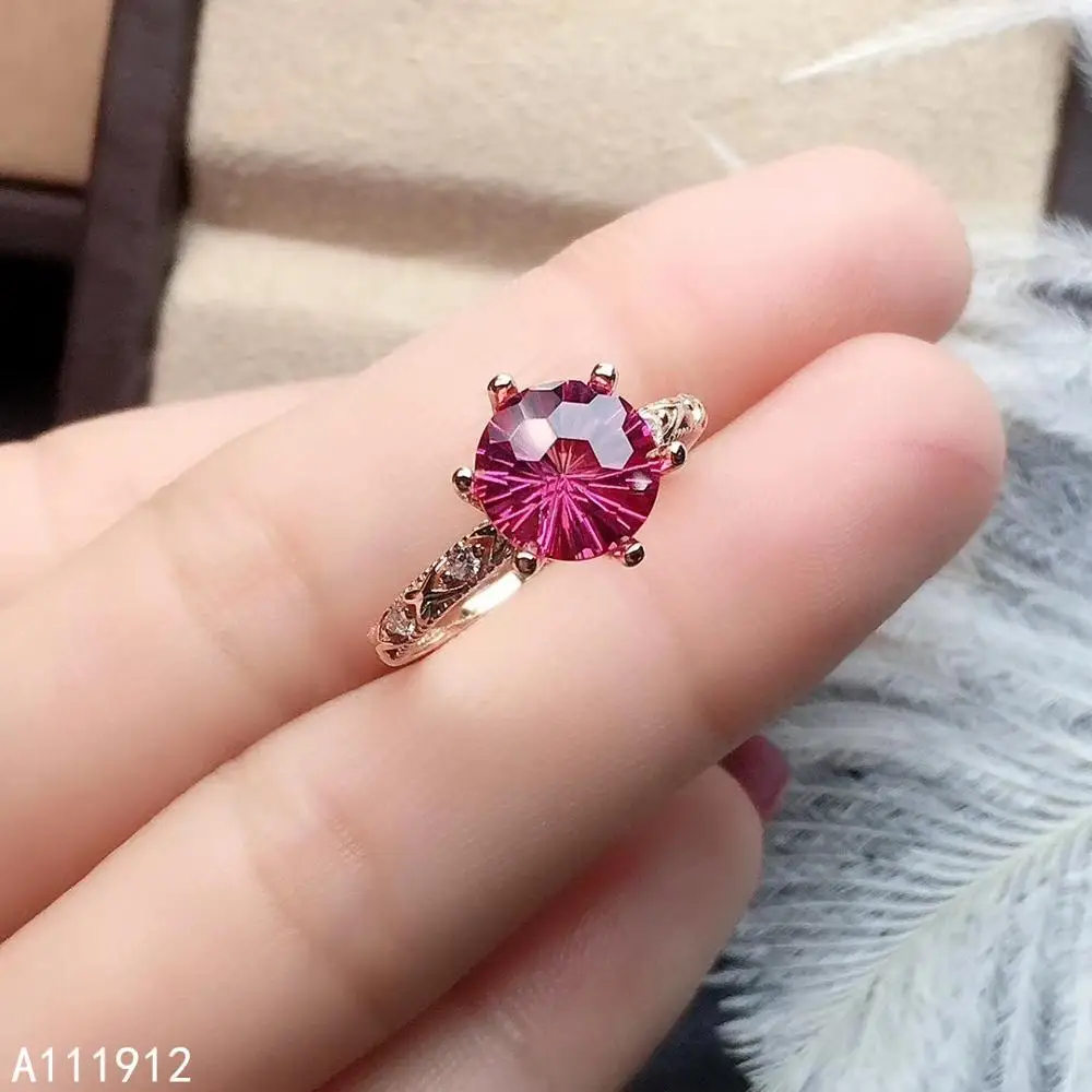 KJJEAXCMY fine jewelry natural pink topaz 925 sterling silver adjustable gemstone women ring support test beautiful
KJJEAXCMY fine jewelry natural pink topaz 925 sterling silver adjustable gemstone women ring support test beautiful