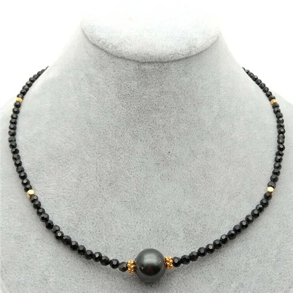 HABITOO Fashion Natural 4mm Faceted Black Spinel 10mm Black Tahitian Freshwater Pearl Necklace for Women Fashion Jewelry Gifts
HABITOO Fashion Natural 4mm Faceted Black Spinel 10mm Black Tahitian Freshwater Pearl Necklace for Women Fashion Jewelry Gifts