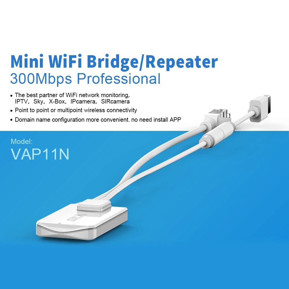 VONETS VAP11N-300 MINI300 300 Мбит/с беспроводной Wi-Fi ретранслятор wifi мост сетевой маршрутизатор для ip-камеры TVBOX
VONETS VAP11N-300 MINI300 300 Мбит/с беспроводной Wi-Fi ретранслятор wifi мост сетевой маршрутизатор для ip-камеры TVBOX