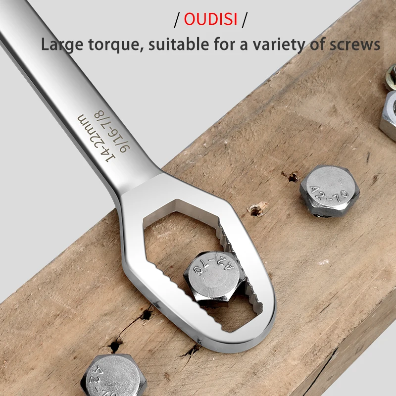 Universal Torx Wrench Adjustable Glasses Wrench 8-22mm Ratchet Spanner for Bicycle Motorcycle Car Repairing Tools
Universal Torx Wrench Adjustable Glasses Wrench 8-22mm Ratchet Spanner for Bicycle Motorcycle Car Repairing Tools