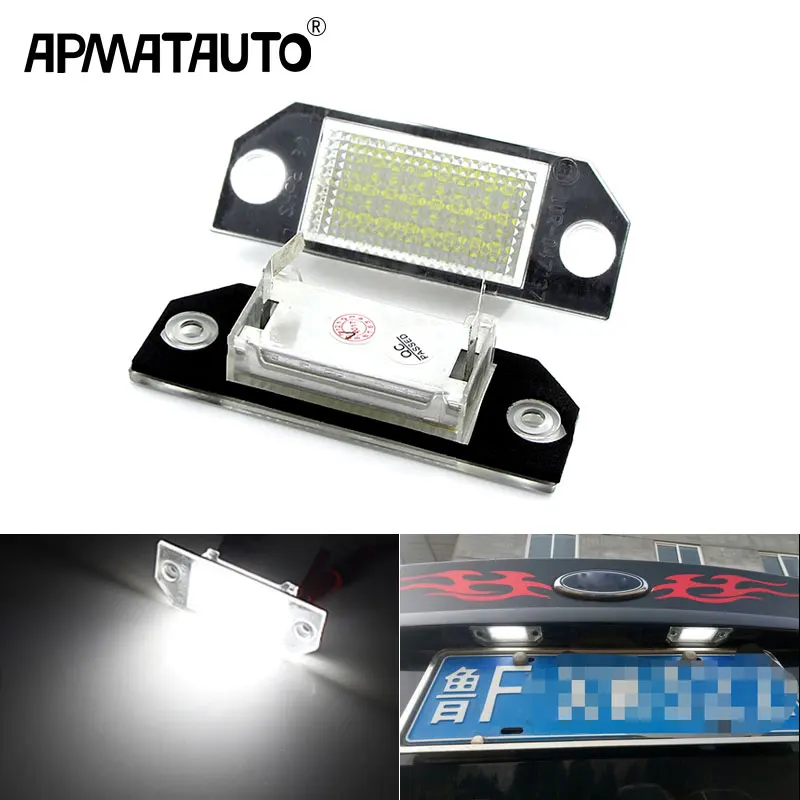 2PCS DC12V Car LED License Number Plate Light Lamp 6W 24 LED White Light Fit For Ford For Focus 2 C-Max
2PCS DC12V Car LED License Number Plate Light Lamp 6W 24 LED White Light Fit For Ford For Focus 2 C-Max