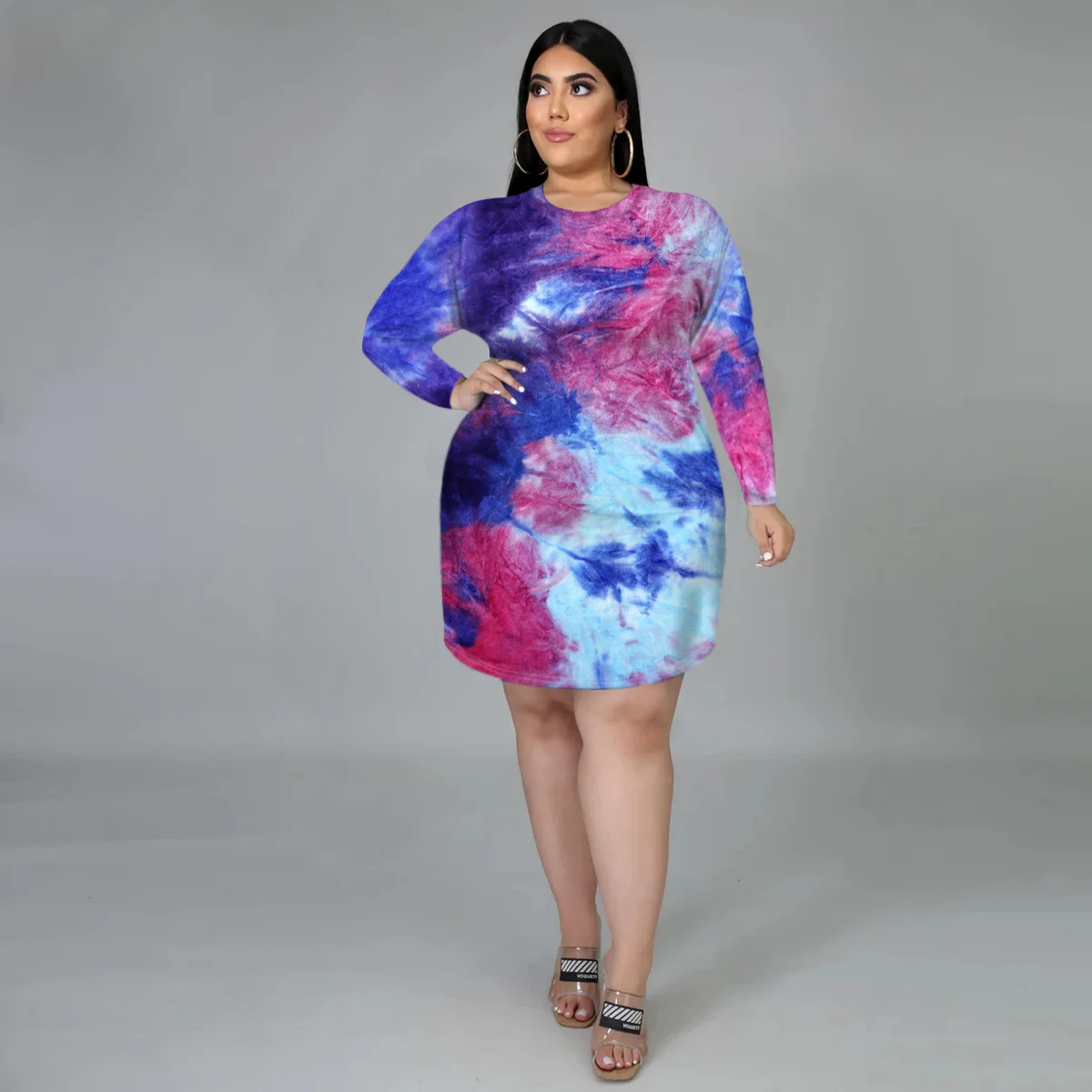Fall Clothes Dresses for Women O Neck Long Sleeve Tie Dye Dress Flannel Sexy High Waist Plus Size Dress Wholesale Dropshipping
Fall Clothes Dresses for Women O Neck Long Sleeve Tie Dye Dress Flannel Sexy High Waist Plus Size Dress Wholesale Dropshipping