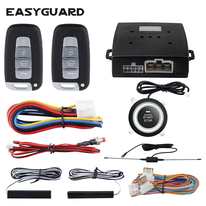 EASYGUARD PKE alarm system car smart key remote car alarm kit keyless entry push button start
EASYGUARD PKE alarm system car smart key remote car alarm kit keyless entry push button start