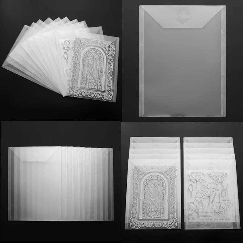 10 шт./компл. 18x24 см/18x13 см прозрачные пластиковые папки для хранения штампов папки для тиснения Органайзер Держатели
10 шт./компл. 18x24 см/18x13 см прозрачные пластиковые папки для хранения штампов папки для тиснения Органайзер Держатели