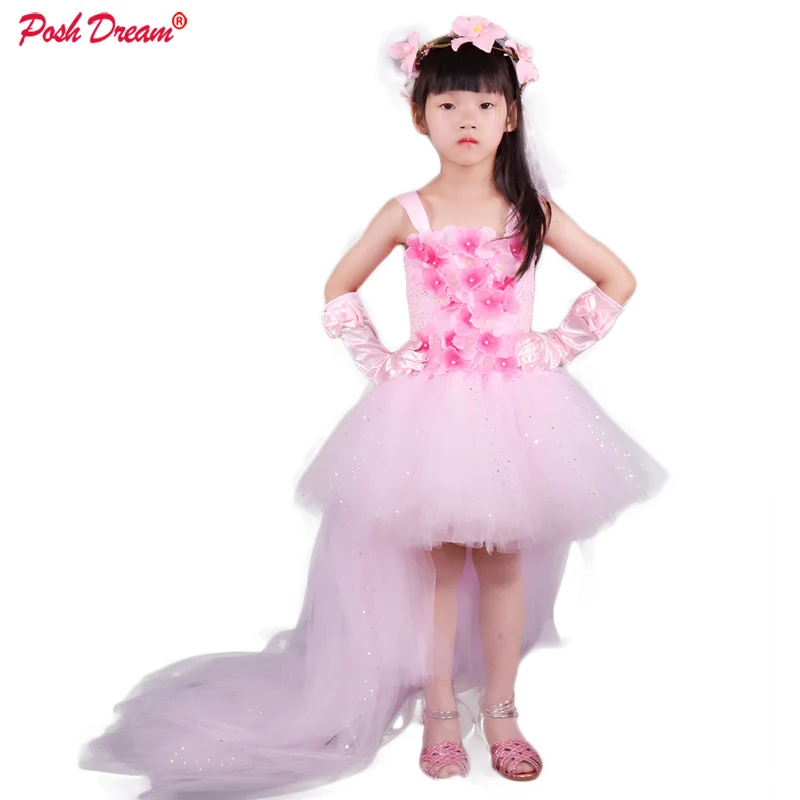 POSH DREAM Kids Pink Sequined Halloween Dresses Children Party Fancy Clothing Long Tail Children Flower Wedding Party Dresses
POSH DREAM Kids Pink Sequined Halloween Dresses Children Party Fancy Clothing Long Tail Children Flower Wedding Party Dresses