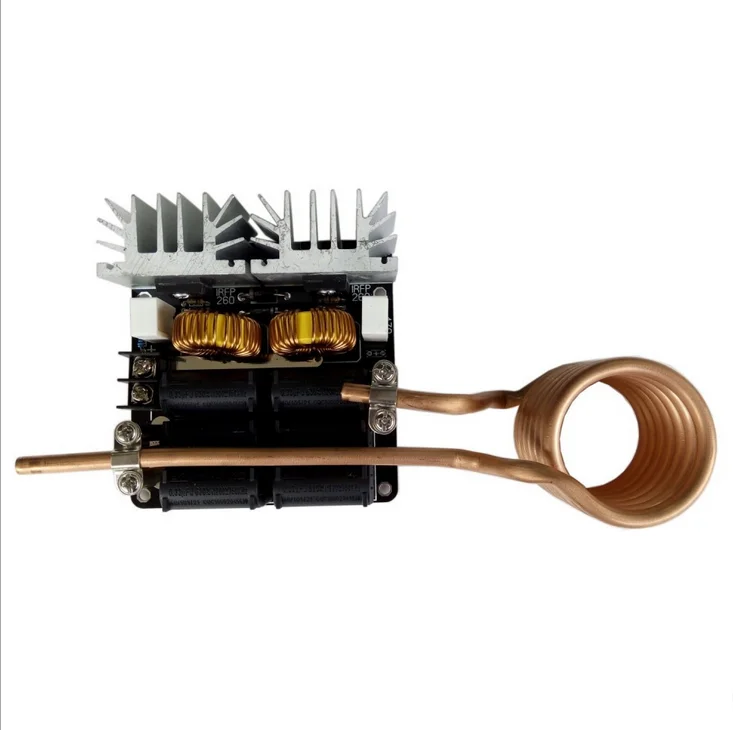 1000W ZVS High Frequency Induction Heating Machine High Frequency Quenching Intermediate Frequency Furnace Without Tap Zvs
1000W ZVS High Frequency Induction Heating Machine High Frequency Quenching Intermediate Frequency Furnace Without Tap Zvs