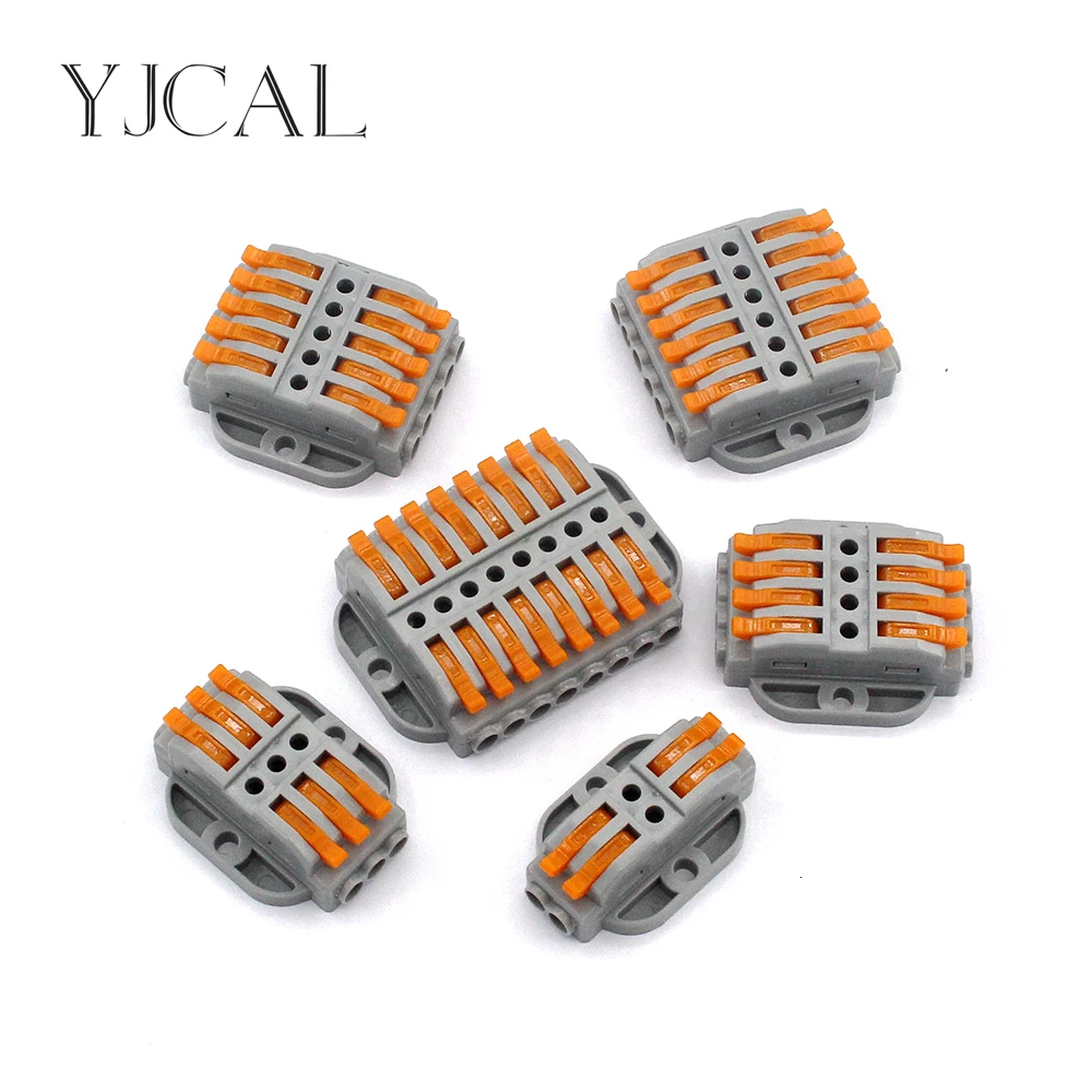 LED Light Wire Connector Fixed Type Push-on Terminal Block Cage Spring Universal Fast Wiring Clip Copper-aluminum Butt Plug
LED Light Wire Connector Fixed Type Push-on Terminal Block Cage Spring Universal Fast Wiring Clip Copper-aluminum Butt Plug