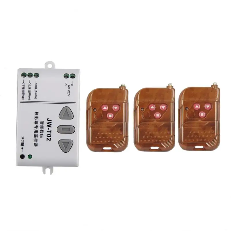Ac 220 v RF wireless remote control switch system tubular motor controller for projection screen shutters
Ac 220 v RF wireless remote control switch system tubular motor controller for projection screen shutters