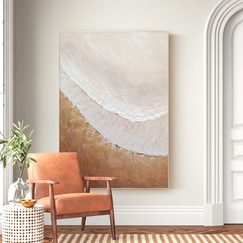 Handmade Abstract Painting Canvas Art Oil Painting Large Wall Art Oversize Minimalist Art Texture Painting Home Decor Brown
Handmade Abstract Painting Canvas Art Oil Painting Large Wall Art Oversize Minimalist Art Texture Painting Home Decor Brown