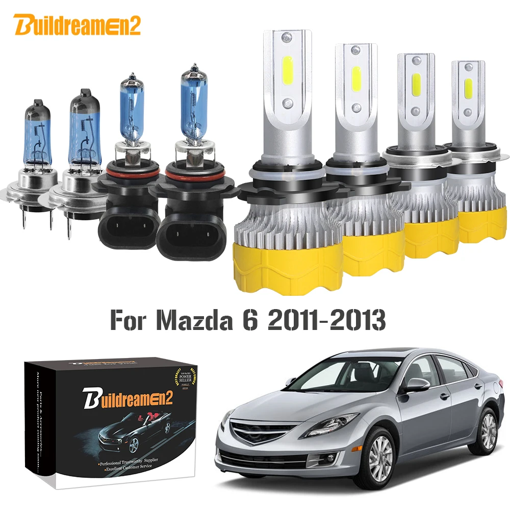Buildreamen2 4 Pieces Car Headlight High Low Beam Auto LED Halogen Headlamp Light 9005 H7 12V For Mazda 6 2011 2012 2013
Buildreamen2 4 Pieces Car Headlight High Low Beam Auto LED Halogen Headlamp Light 9005 H7 12V For Mazda 6 2011 2012 2013