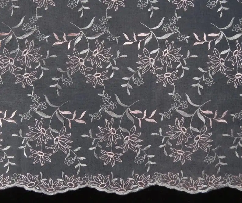 Floral Embroidery Lace Fabric Pink flower tulle for Girl Dress,Prom Dress, bride dress, Evening Dress, Couture Gowns
Floral Embroidery Lace Fabric Pink flower tulle for Girl Dress,Prom Dress, bride dress, Evening Dress, Couture Gowns
