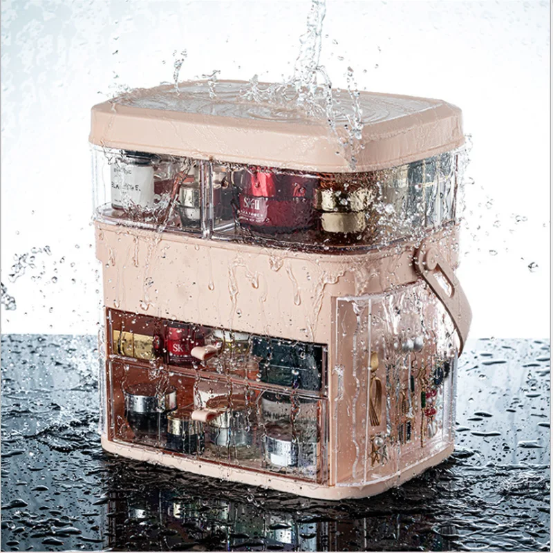 LED Makeup Mirror Cosmetic Makeup Mirror Storage Box Desktop Skin Care Products Jewelry Storage Finishing Storage Box Dustproof
LED Makeup Mirror Cosmetic Makeup Mirror Storage Box Desktop Skin Care Products Jewelry Storage Finishing Storage Box Dustproof