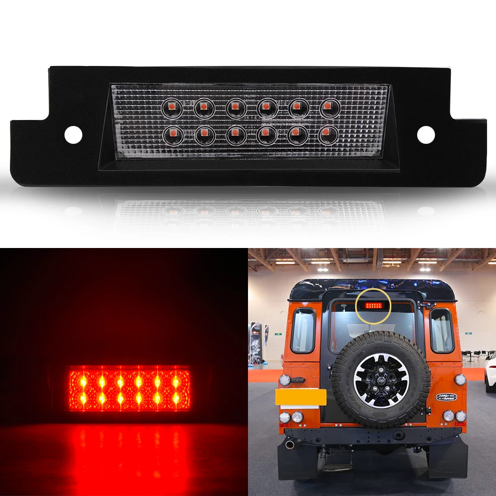 1x High-mount Stop Brake Light High Level Car Third Brake light LED Tail Light Lamp for Land Rover for Defender 90/110/130 90-16
1x High-mount Stop Brake Light High Level Car Third Brake light LED Tail Light Lamp for Land Rover for Defender 90/110/130 90-16