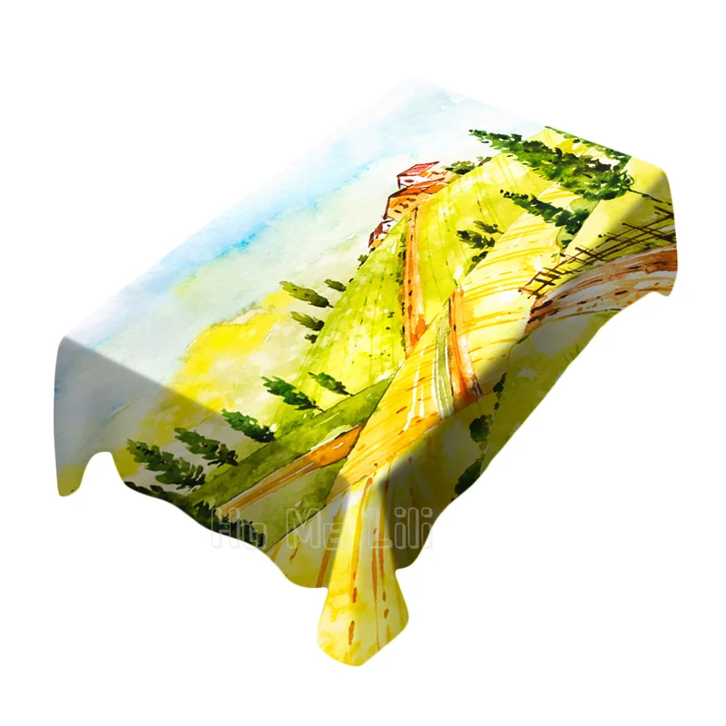 Vector Beautiful Watercolor Countryside Scenery Autumn Golden Village Fields Trees Table Cloth By Ho Me Lili
Vector Beautiful Watercolor Countryside Scenery Autumn Golden Village Fields Trees Table Cloth By Ho Me Lili