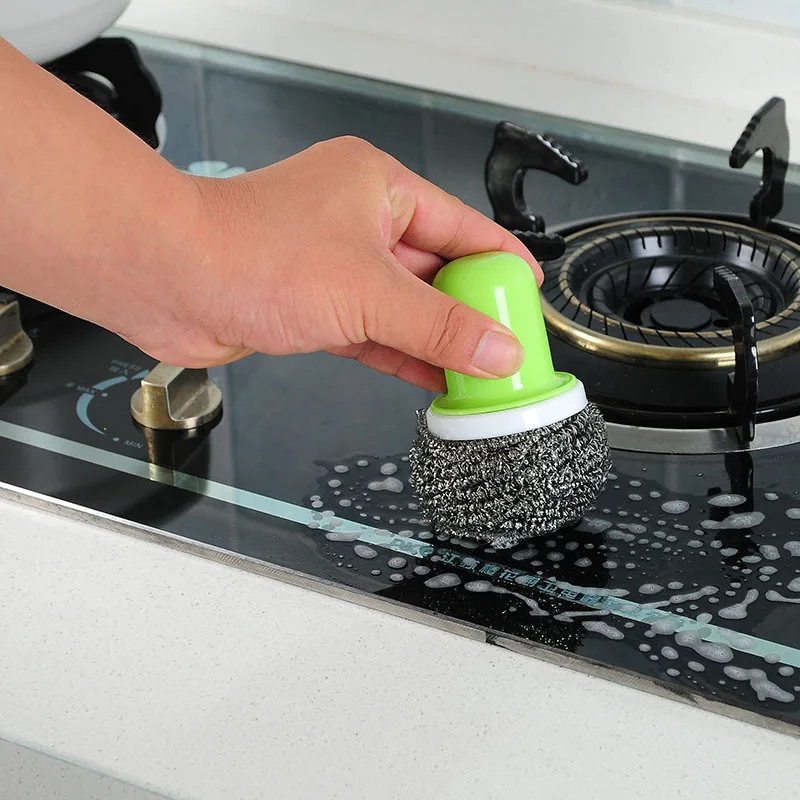 Pot Pan Dish Bowl Brush Scrubber Hydraulic Cleaning Brush Stainless Steel Wire Scrubber Practical Kitchen Washing Tool
Pot Pan Dish Bowl Brush Scrubber Hydraulic Cleaning Brush Stainless Steel Wire Scrubber Practical Kitchen Washing Tool