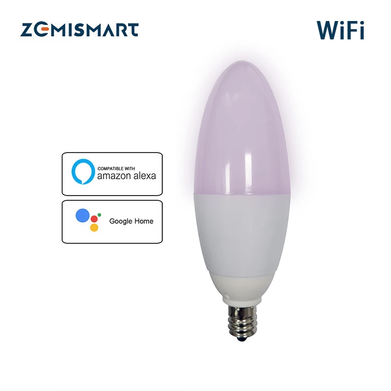 Zemismart E12 светодиодный светильник для свечи работает с Alexa Google Home 2,4g WIFI Автоматизация 5 Вт люстра светильник 110В-240В C35
Zemismart E12 светодиодный светильник для свечи работает с Alexa Google Home 2,4g WIFI Автоматизация 5 Вт люстра светильник 110В-240В C35