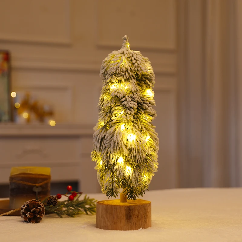 Artificial mini white luminous Christmas tree home desktop Christmas decoration wedding scene atmosphere layout tree lamp light
Artificial mini white luminous Christmas tree home desktop Christmas decoration wedding scene atmosphere layout tree lamp light