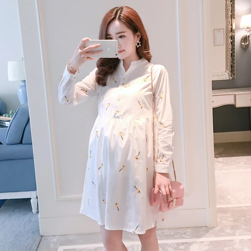 Spring Clothing New Style Pregnant Women Dress Loose-Fit Plus Size Long-sleeved Dress Spring and Autumn
Spring Clothing New Style Pregnant Women Dress Loose-Fit Plus Size Long-sleeved Dress Spring and Autumn