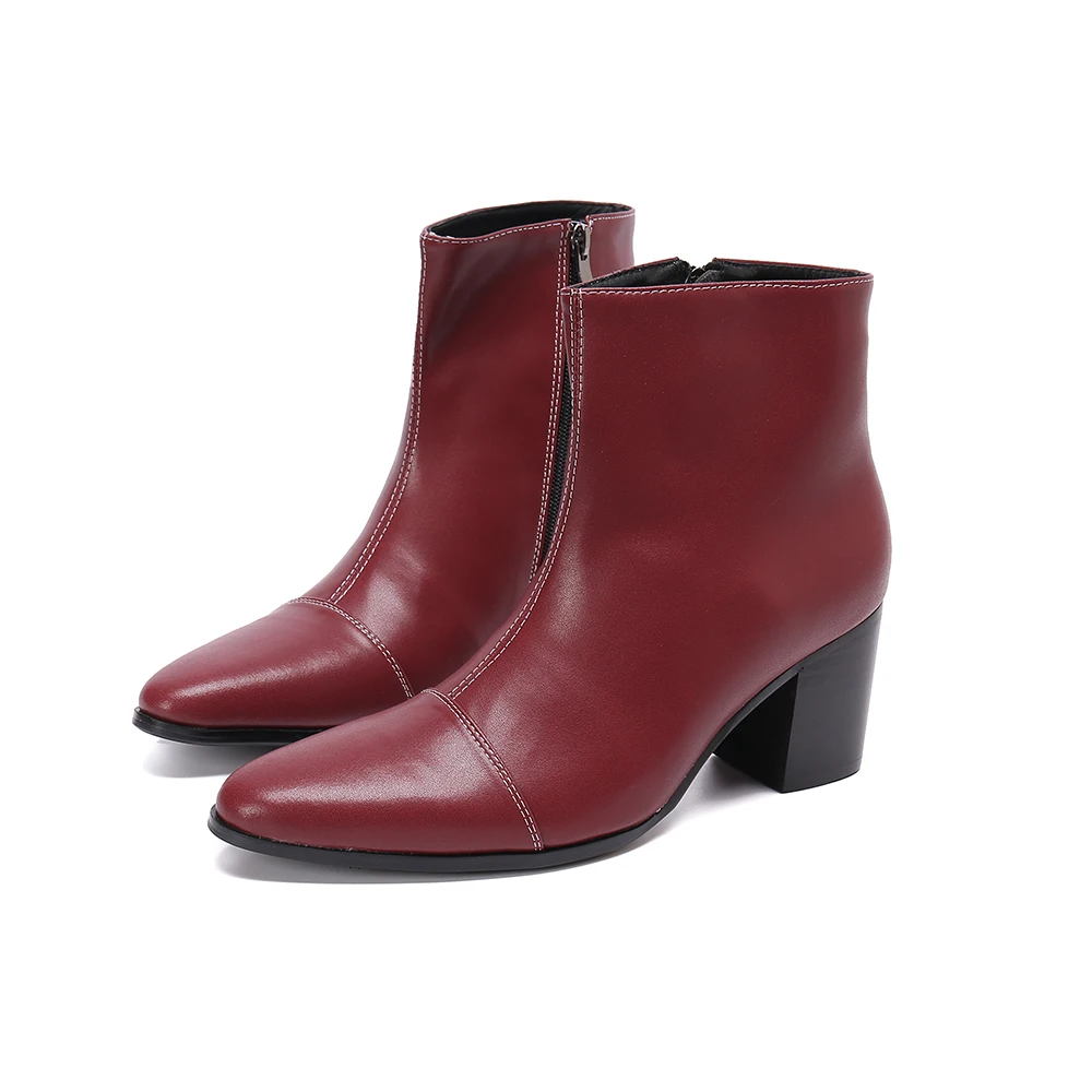 LUXURY DESIGN MEN'S BOOTS HIGH HEELS GENUINE LEATHER ANKLE BOOTS HIGH GRADE TOP ZIP MEN DRESS SHOES BLACK REd BASIC BOOTS MEN
LUXURY DESIGN MEN'S BOOTS HIGH HEELS GENUINE LEATHER ANKLE BOOTS HIGH GRADE TOP ZIP MEN DRESS SHOES BLACK REd BASIC BOOTS MEN
