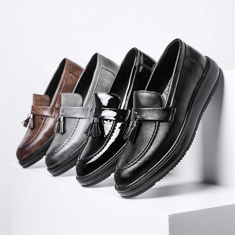 Yomior British Men Dress Shoes Soft Leather Casual Formal Vintage Loafers Business Wedding Tassel Wedding Oxfords Breathable New
Yomior British Men Dress Shoes Soft Leather Casual Formal Vintage Loafers Business Wedding Tassel Wedding Oxfords Breathable New