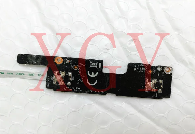 FOR msi ge73 ge73vr placa de botão de energia cabo MS-16P1A MS-16P1 Fully Tested
FOR msi ge73 ge73vr placa de botão de energia cabo MS-16P1A MS-16P1 Fully Tested