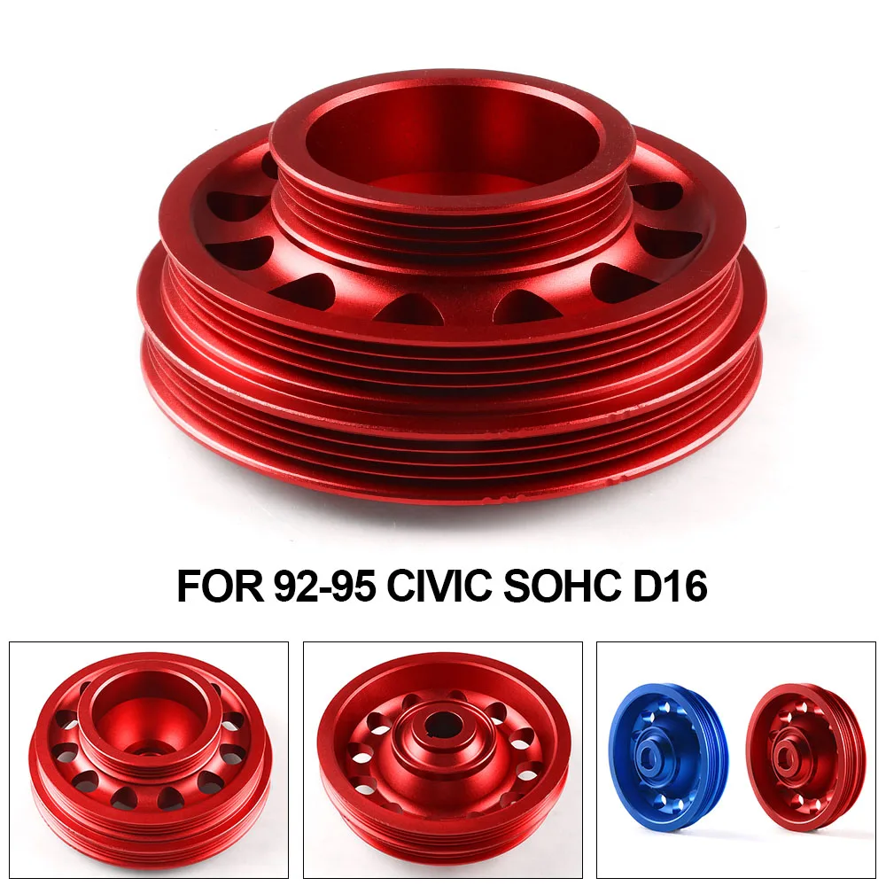 Light Weight Aluminum Crankshaft Pulley For Honda Civic SOHC D16 1992-1995 OEM Size CP009
Light Weight Aluminum Crankshaft Pulley For Honda Civic SOHC D16 1992-1995 OEM Size CP009