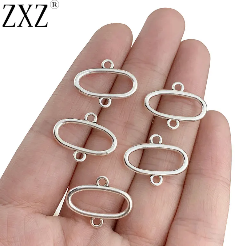 50pcs Tibetan Silver Hollow Open Oval Connector Charms Pendants for DIY Necklace Bracelet Earrings Jewelry Making
50pcs Tibetan Silver Hollow Open Oval Connector Charms Pendants for DIY Necklace Bracelet Earrings Jewelry Making