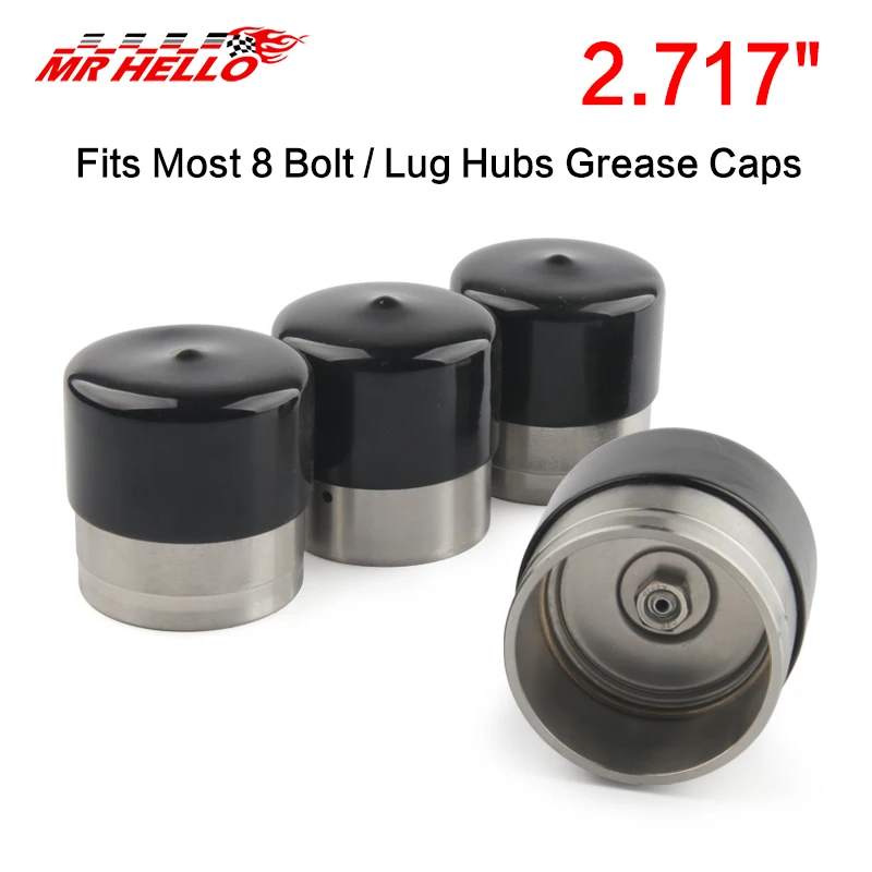 4 Pieces 2.717" Boat Trailer Bearing Buddy Stainless Steel SS with Protective Bra
4 Pieces 2.717" Boat Trailer Bearing Buddy Stainless Steel SS with Protective Bra