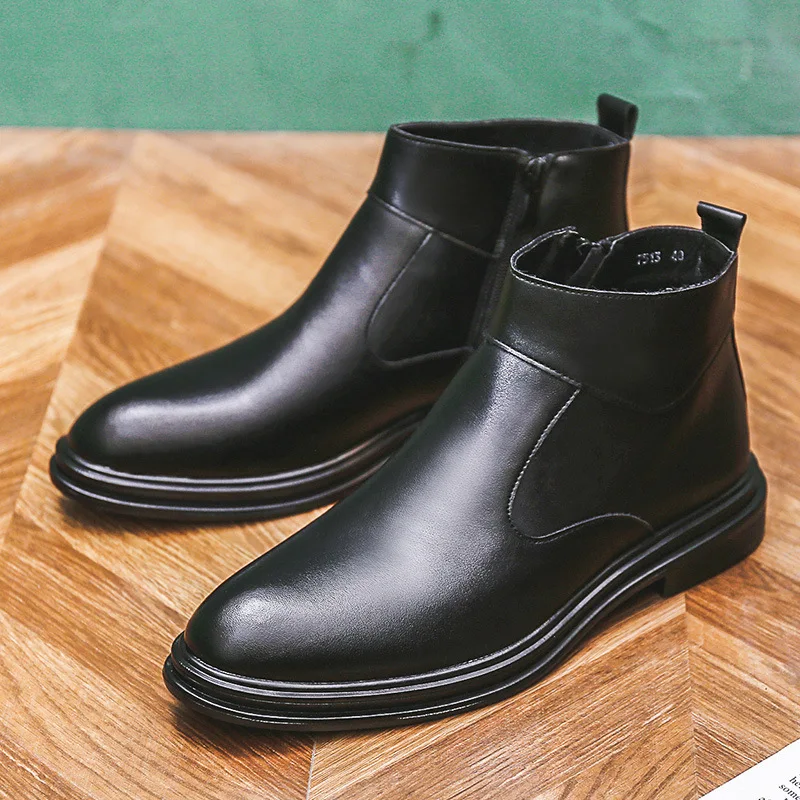 Black Chelsea Boots for Man 2022 Luxury Brand Ankle Boots for Men Male Fashion Leather Boots Men Dress Shoes Chaussure De Homme
Black Chelsea Boots for Man 2022 Luxury Brand Ankle Boots for Men Male Fashion Leather Boots Men Dress Shoes Chaussure De Homme
