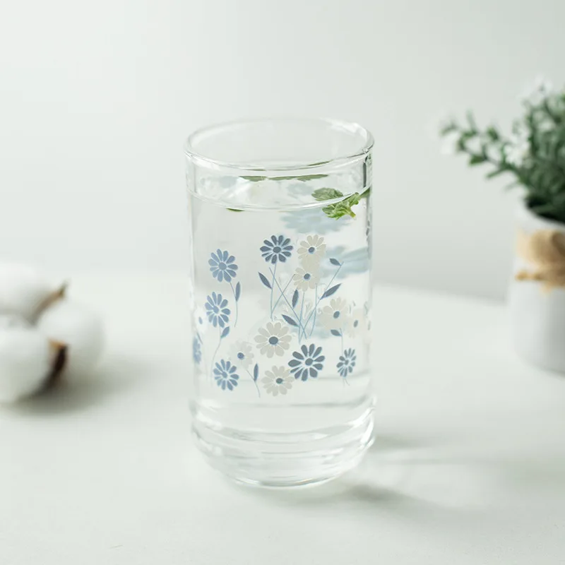 French Vintage Glass, Heat-Resistant, Fresh Platycodon Flower Printing, Milk Cup, Home Restaurant, Thickened Water, Coffee Juice
French Vintage Glass, Heat-Resistant, Fresh Platycodon Flower Printing, Milk Cup, Home Restaurant, Thickened Water, Coffee Juice