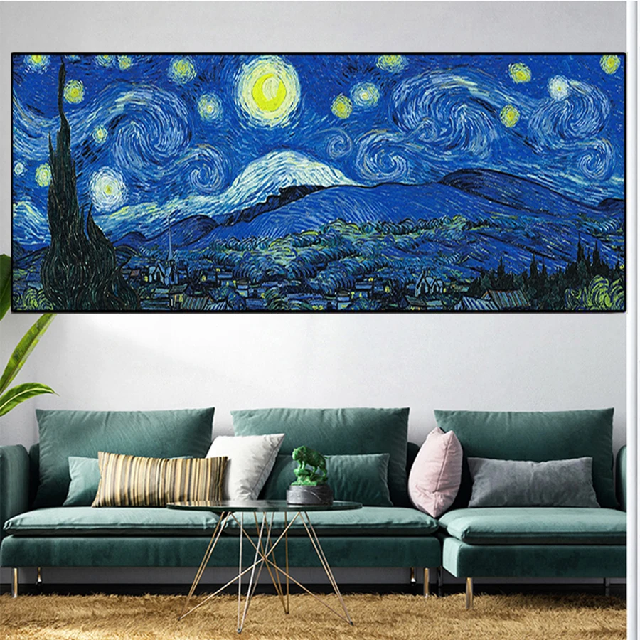 Large 5D DIY Diamond Painting Cross Stitch Van Gogh Starry Sky Full Square Round Resin Drill Diamond Embroidery Room Decoration
Large 5D DIY Diamond Painting Cross Stitch Van Gogh Starry Sky Full Square Round Resin Drill Diamond Embroidery Room Decoration