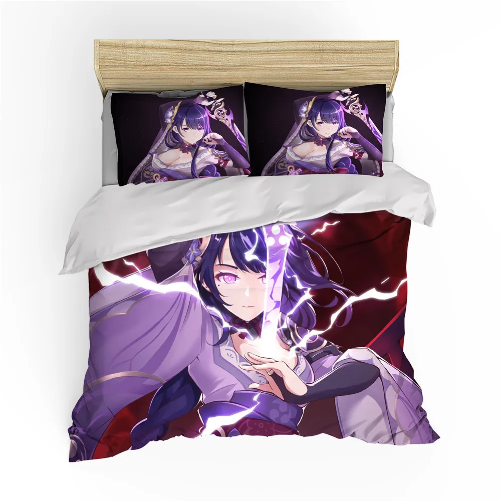 Genshin Impact Bedding Sets Quilt Bed Cover Duvet Cover Pillow Case 3 Pieces Sets Bedclothes Raiden Shogun Baal Bedding Set
Genshin Impact Bedding Sets Quilt Bed Cover Duvet Cover Pillow Case 3 Pieces Sets Bedclothes Raiden Shogun Baal Bedding Set