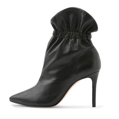 Autumn Winter Stilettos Leather Ankle Boots For Woman Shoes High Heels White Black Sexy Dress Party Short Boots Size 34-47
Autumn Winter Stilettos Leather Ankle Boots For Woman Shoes High Heels White Black Sexy Dress Party Short Boots Size 34-47