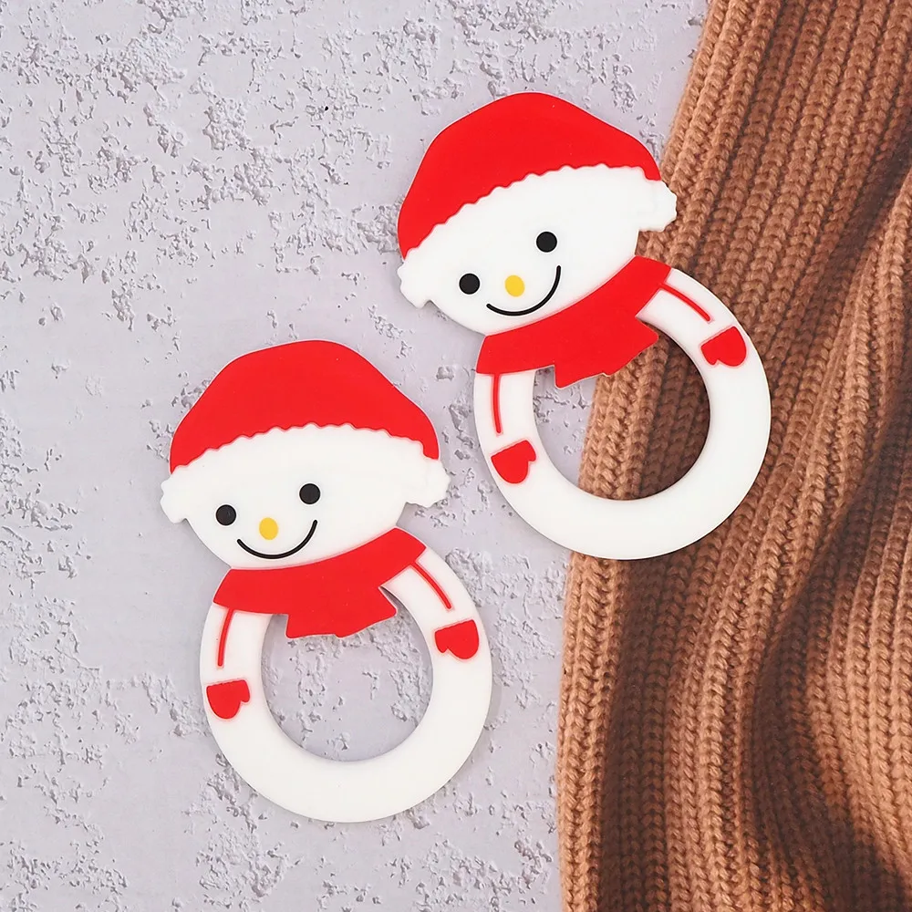 Chenkai 5pcs Silicone Teether Christmas Santa Claus Teether Baby Tree Star Snow Man Infant Teething DIY Comfortable Pacifier
Chenkai 5pcs Silicone Teether Christmas Santa Claus Teether Baby Tree Star Snow Man Infant Teething DIY Comfortable Pacifier