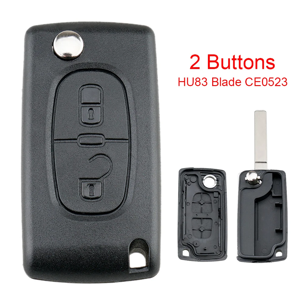 2 Buttons Plastic Car Key Case Fob Replacement Flip Folding Car Key Shell with Uncut Car Flip Key Fit for Citroen C2 C3 C4 C5 C6
2 Buttons Plastic Car Key Case Fob Replacement Flip Folding Car Key Shell with Uncut Car Flip Key Fit for Citroen C2 C3 C4 C5 C6