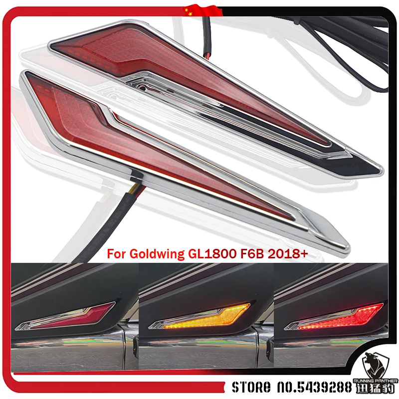 NEW Led Turn Signal Side Saddlebag Lnserts For HONDA GL1800 F6B 2018-2020 2021 Gold Wing Decorative Lamp LED Marker Light Set
NEW Led Turn Signal Side Saddlebag Lnserts For HONDA GL1800 F6B 2018-2020 2021 Gold Wing Decorative Lamp LED Marker Light Set