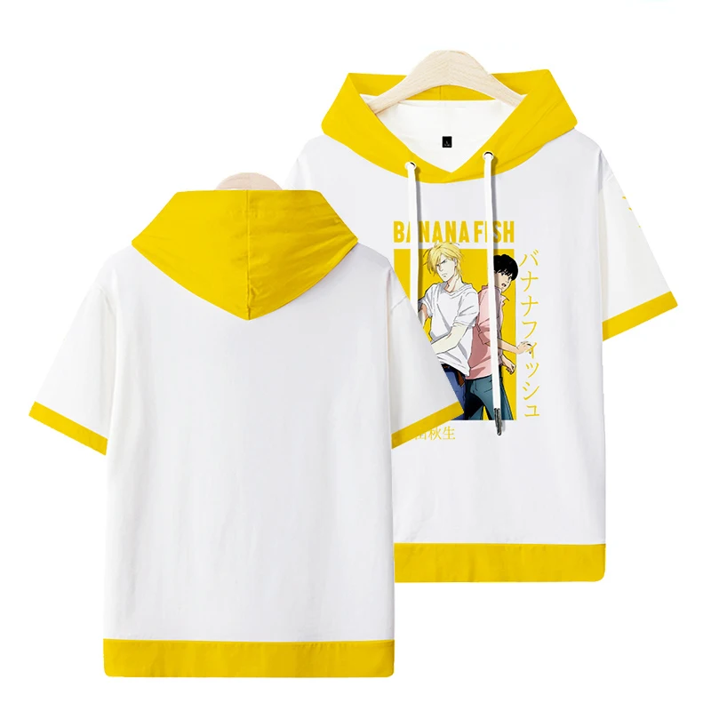 2021 BANANA FISH Tshirt 3D O-Neck Women Men T shirt Harajuku Summer Hooded T-shirt Streetwear Fashion Hip Hop Clothes
2021 BANANA FISH Tshirt 3D O-Neck Women Men T shirt Harajuku Summer Hooded T-shirt Streetwear Fashion Hip Hop Clothes
