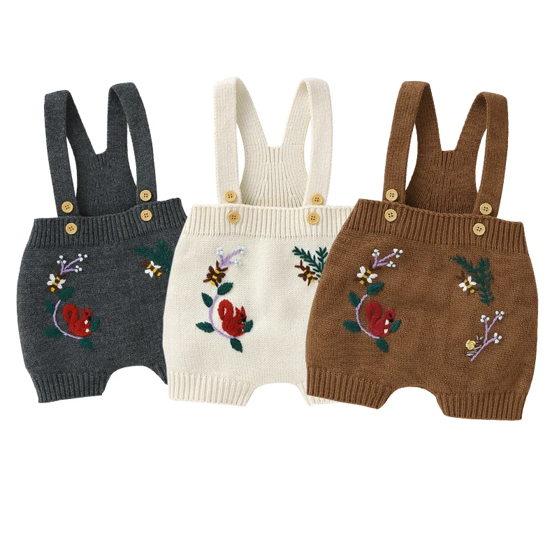 2023 New Spring Autumn Infant Baby Knitting Embroidery Sleeveless Jumpsuit Overall Toddler Baby Boys Girl Knitting Bodysuits
2023 New Spring Autumn Infant Baby Knitting Embroidery Sleeveless Jumpsuit Overall Toddler Baby Boys Girl Knitting Bodysuits