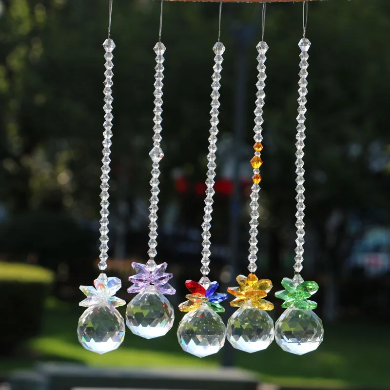 5 шт./лот DIY Кристалл Suncatcher Радуга производитель Висячие призмы кулон украшения на окна для дома
5 шт./лот DIY Кристалл Suncatcher Радуга производитель Висячие призмы кулон украшения на окна для дома