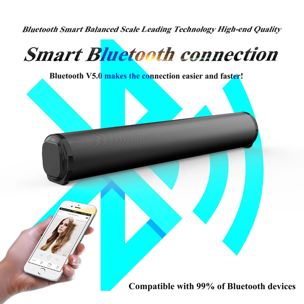 Беспроводная Bluetooth-звуковая панель, 10 Вт, стереоколонки для домашнего кинотеатра, аудио, ТВ, звуковая панель, колонка с объемным звуком, двойные сабвуферы BS10A
Беспроводная Bluetooth-звуковая панель, 10 Вт, стереоколонки для домашнего кинотеатра, аудио, ТВ, звуковая панель, колонка с объемным звуком, двойные сабвуферы BS10A