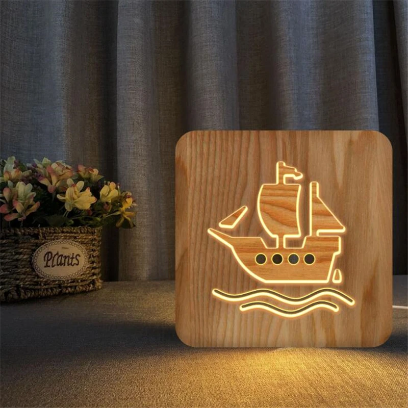 Cool Pirate Ship Lamp for Children's Room Led Night Light wooden sailboat modeling Table Light Christmas Wood Decoration led
Cool Pirate Ship Lamp for Children's Room Led Night Light wooden sailboat modeling Table Light Christmas Wood Decoration led