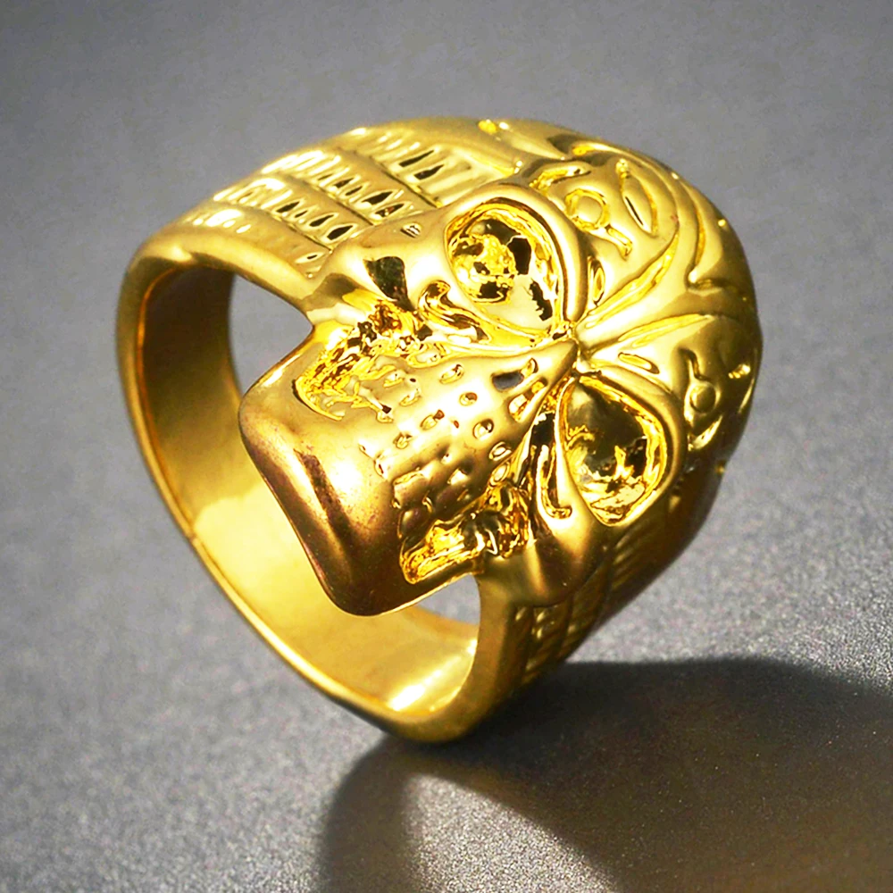 Gothic Gold Color Punk Ring For Men Women Retro Skeleton Devil Male Ring Skull Party Jewelry Gift Dropshipping
Gothic Gold Color Punk Ring For Men Women Retro Skeleton Devil Male Ring Skull Party Jewelry Gift Dropshipping