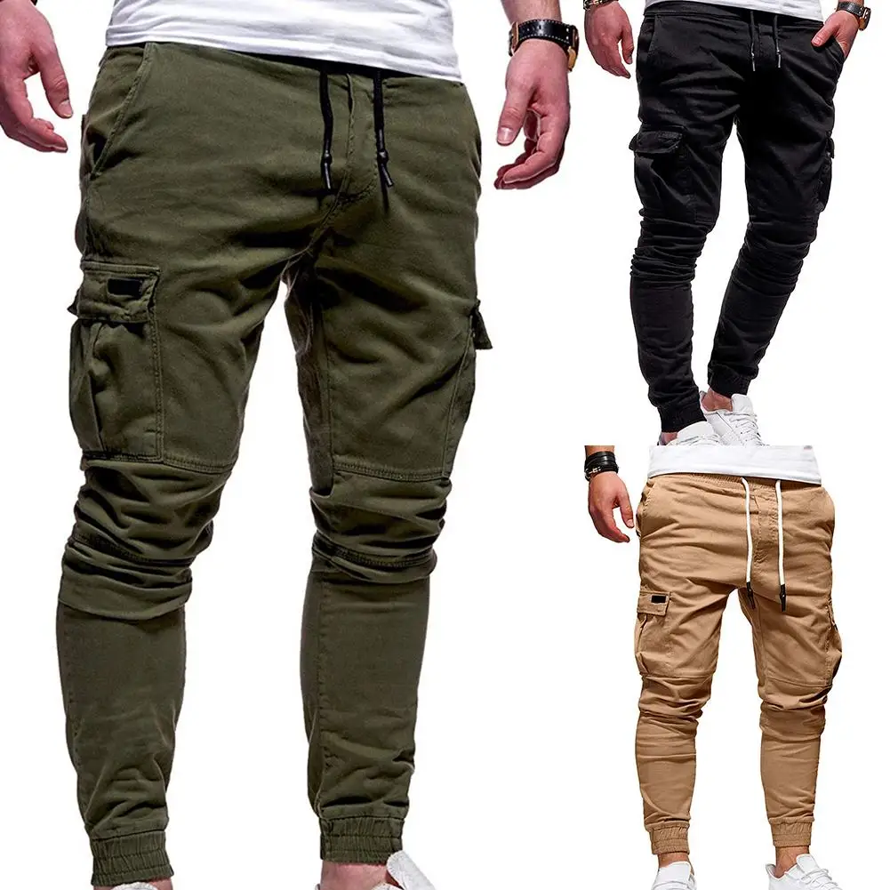 Casual Men Solid Color Multi Pocket Drawstring Ankle Tie Cargo Pants Trousers Pocket Drawstring Ankle Tie Cargo Pants Trousers
Casual Men Solid Color Multi Pocket Drawstring Ankle Tie Cargo Pants Trousers Pocket Drawstring Ankle Tie Cargo Pants Trousers