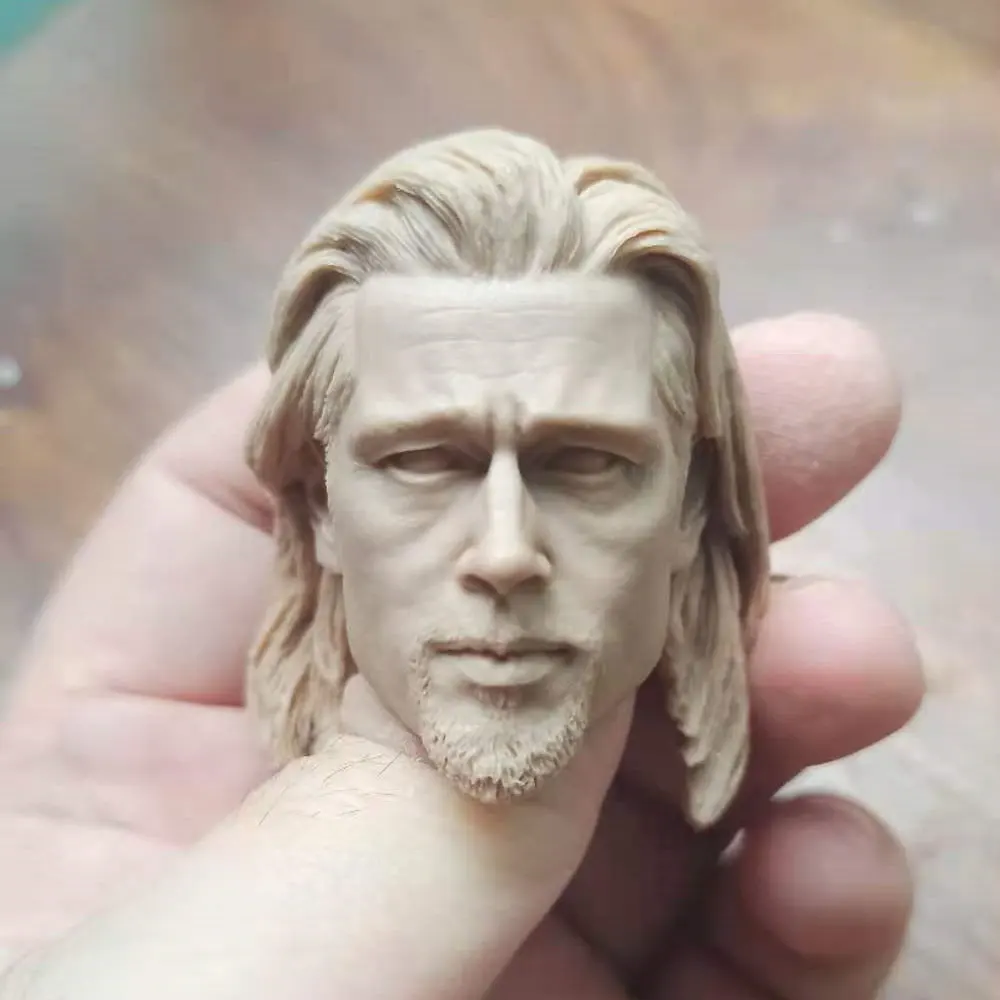 Hot Sales 1/6th Man Male Brad Pitt Zombie Head Sculpture White Unpainted For 12inch Doll Action DIY Accessories
Hot Sales 1/6th Man Male Brad Pitt Zombie Head Sculpture White Unpainted For 12inch Doll Action DIY Accessories