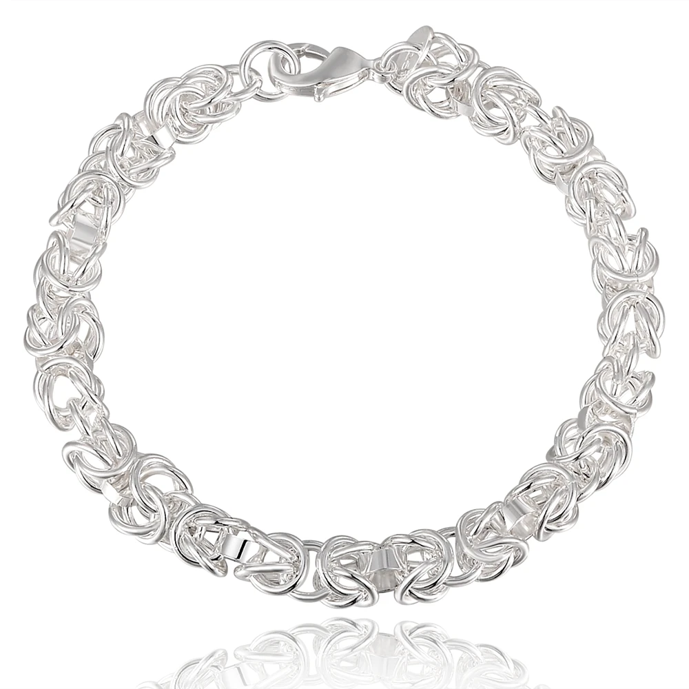 925 Sterling Silver Chain Charm Bracelet For Men Luxury Hot Top Quality Jewelry For Women Wholesalea Items With
925 Sterling Silver Chain Charm Bracelet For Men Luxury Hot Top Quality Jewelry For Women Wholesalea Items With