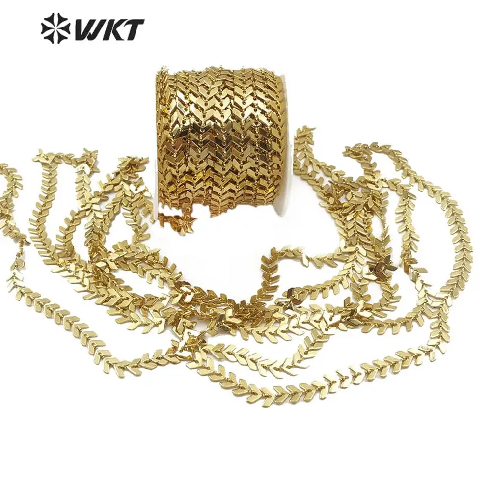 Цепочка для украшений WT-BC123, детали для дизайна ожерелья, 18-каратное золотое покрытие, V-образная форма, модный декор
Цепочка для украшений WT-BC123, детали для дизайна ожерелья, 18-каратное золотое покрытие, V-образная форма, модный декор