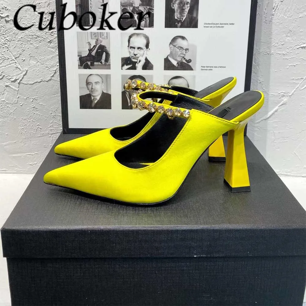 Brand Designer Women High Heels Pointed Toe High Quality Silk Female Pumps 2022 Runway Party Dress Shoes For Women Mujer
Brand Designer Women High Heels Pointed Toe High Quality Silk Female Pumps 2022 Runway Party Dress Shoes For Women Mujer