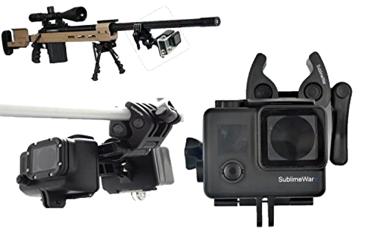 GoPro Hero 7, 6, 5, крепление для винтовки, охотничьего пейнтбола, рыбалки, лука, зажим для рейки
GoPro Hero 7, 6, 5, крепление для винтовки, охотничьего пейнтбола, рыбалки, лука, зажим для рейки