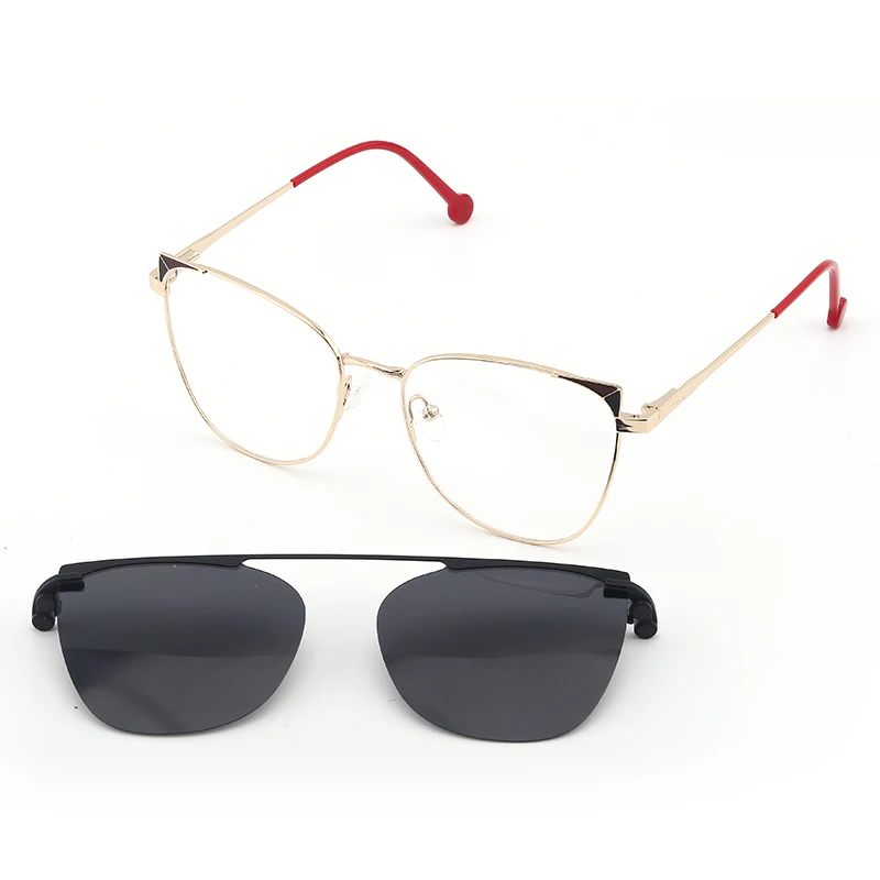 NEW STANDING 2 In 1 Magnet Cat Eye Polarized Clip On Glasses Frame For Women Clip Glasses Optical Prescription Eyeglasses Frame
NEW STANDING 2 In 1 Magnet Cat Eye Polarized Clip On Glasses Frame For Women Clip Glasses Optical Prescription Eyeglasses Frame