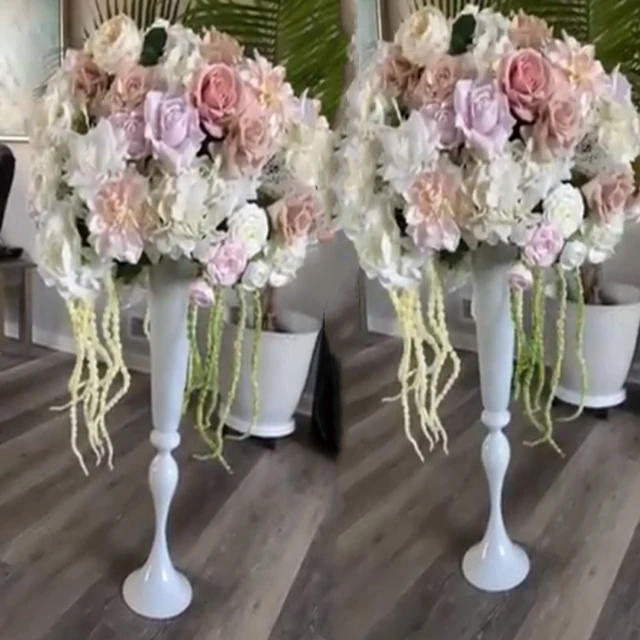 55cm) tall white Gold Metal Wedding Flower Vase,Flower Stand for Table Centerpiece qq293
55cm) tall white Gold Metal Wedding Flower Vase,Flower Stand for Table Centerpiece qq293